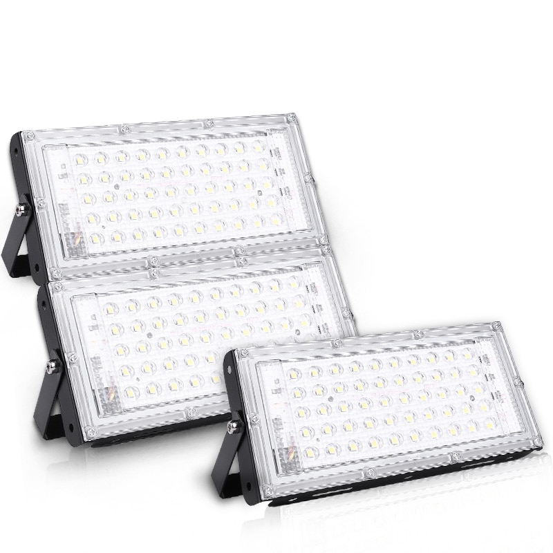 Led Spot Light 220V High Power 50W Spotlight Waterproof Led Spotlights for Garage Factory Warehouse Outdoor Lighting focos led