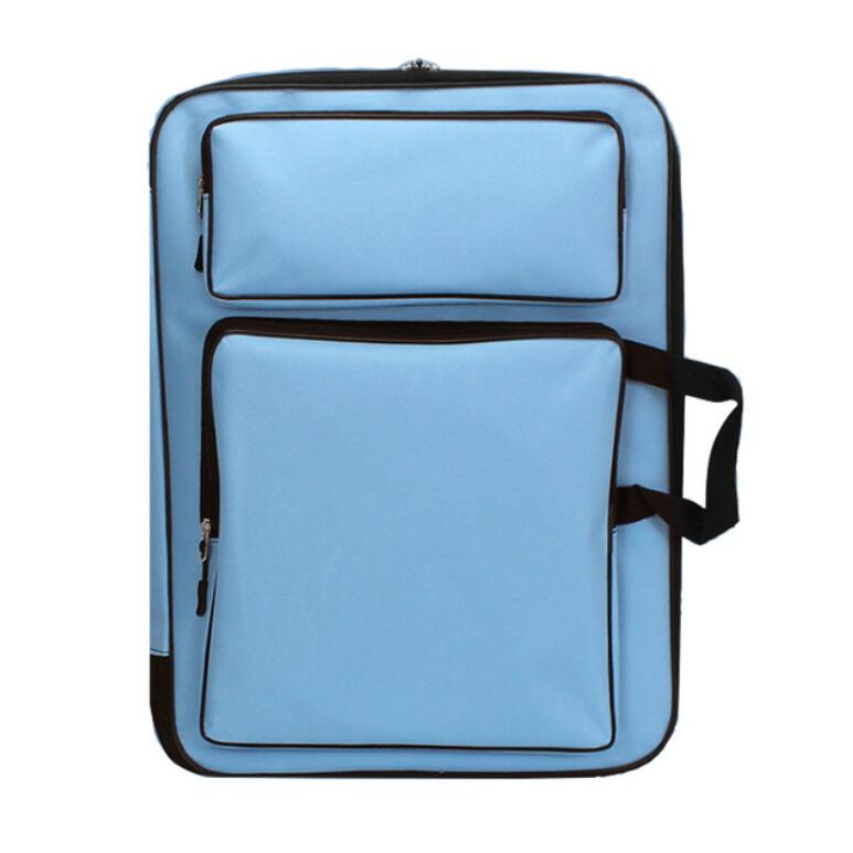 freundlicher Kunst Tasche für Zeichnung Bord Malerei einstellen Reise 8K Skizze Tasche für Skizzieren Oxford Malerei Kunst Liefert für freundlicher Künstler: hell Blau