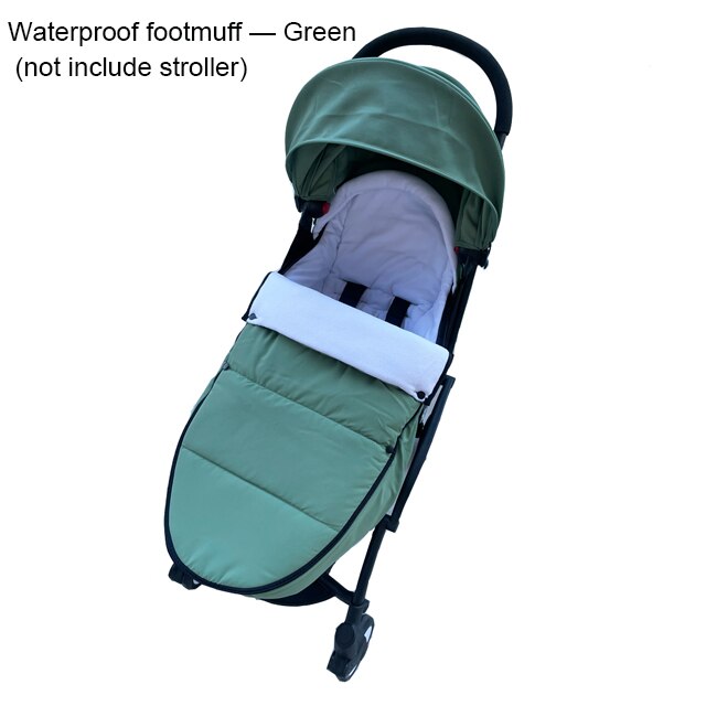 Universele kinderwagens Voetenzak, kinderwagenaccessoire Compatibel met Babyzen YOYO, YOYO2 en YOYO3 kinderwagens - Zachte voering en stof: green