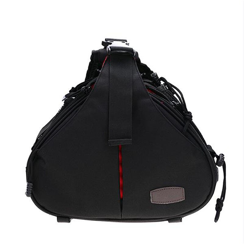 SYF&DJN Retro Leren Cameratas – Waterdichte DSLR-schoudertas Voor Sony, Nikon, Canon – Batik Katoen & Crazy Horse Leer