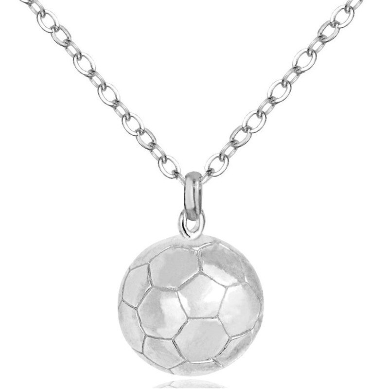 BUDROVKY Basketball Anhänger Halskette Edelstahl Kette Halskette Frauen Männer Sport Hüfte hüpfen Schmuck: I