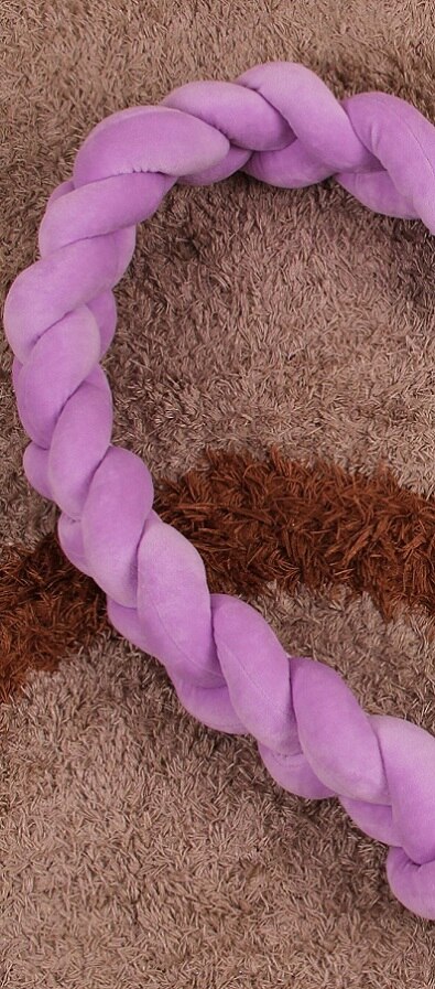 Lit de bébé de 100cm | de nœud de Protection, coussin de lit pour -né, accessoires de literie pour décor de chambre pour nourrissons: 11