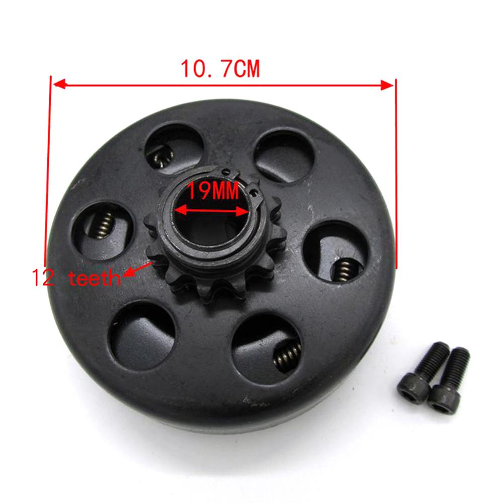 3/4 "12 zahn Zähne 19mm GEHEN Kart Spaß Kreisel Automatische Kupplung 350 Kette für Kart