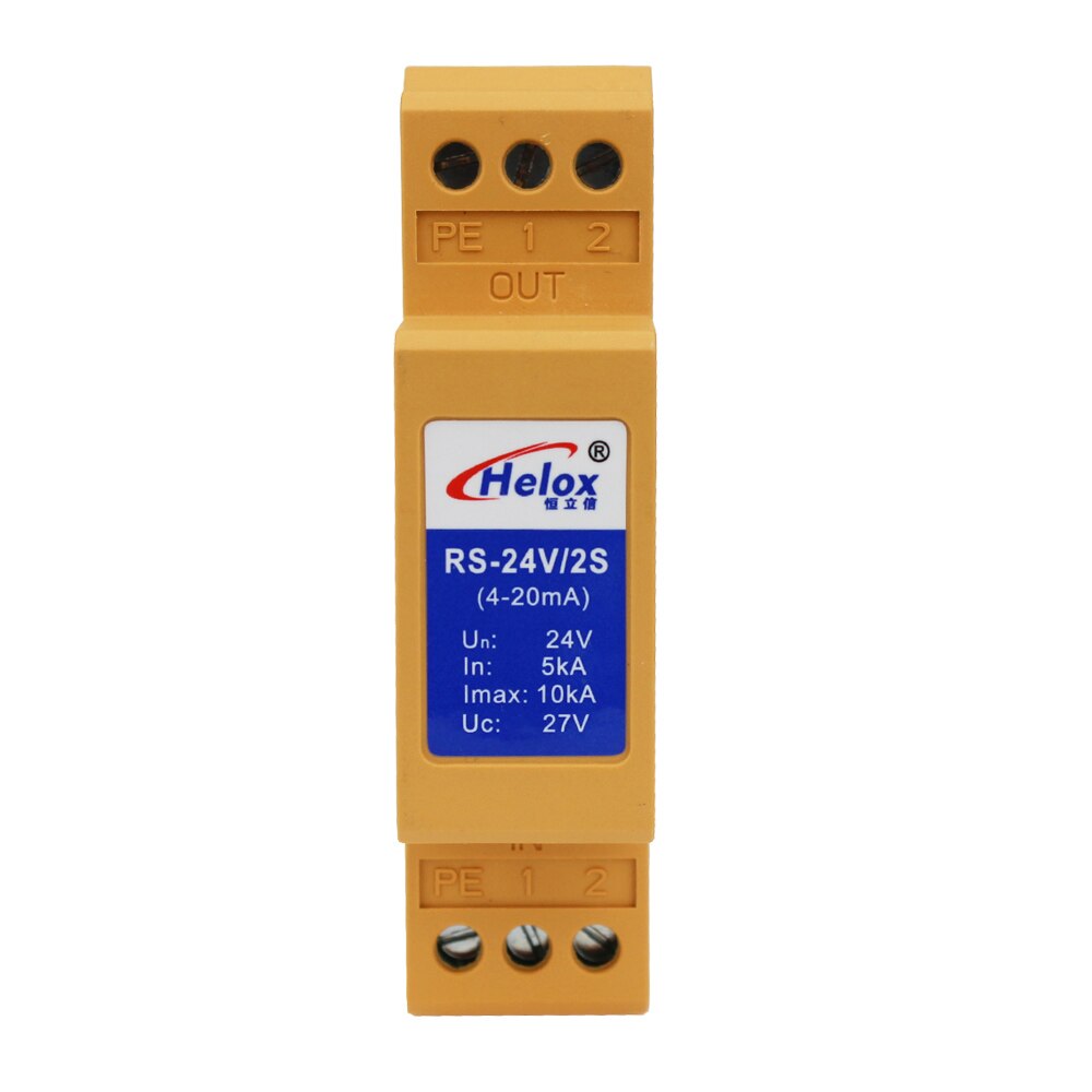 Rail 4-20MA Signal Lightning Protector 4-20MA Signal Surge Protector RS-24V/2S