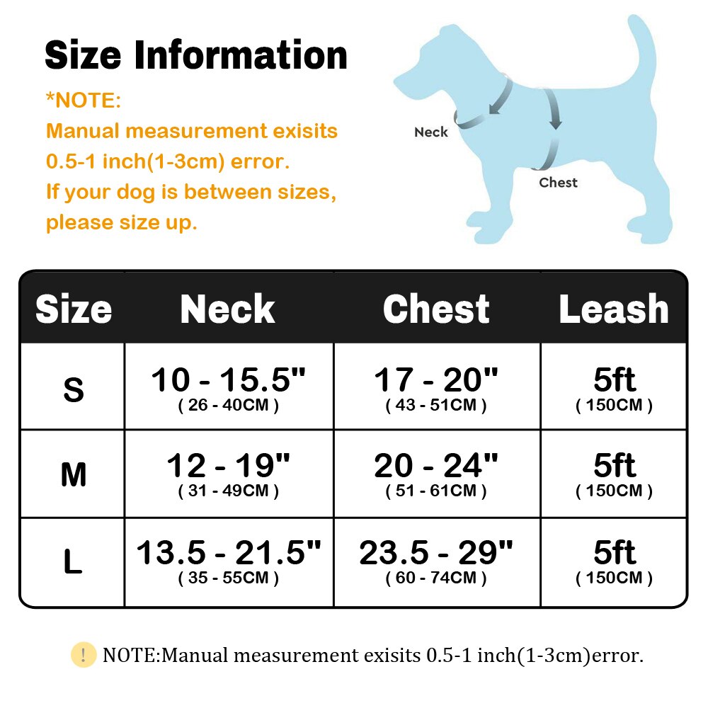 French Bulldog Harness Leash And Collar Set Printed Pull Dog Harness Leash Collar Vest Small Large Dogs Medium Set For