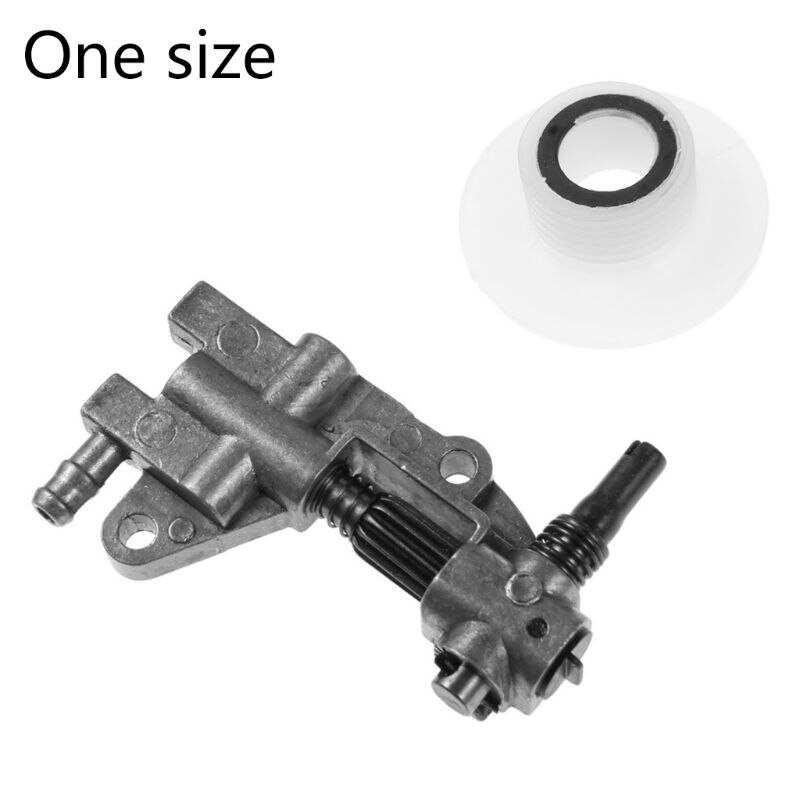 Drive Chainsaw Oil Pump with Gear Worm Set for Chainsaw 4500 5200 5800 45CC 52CC 58CC Chain Saw Parts Garden Tool Parts