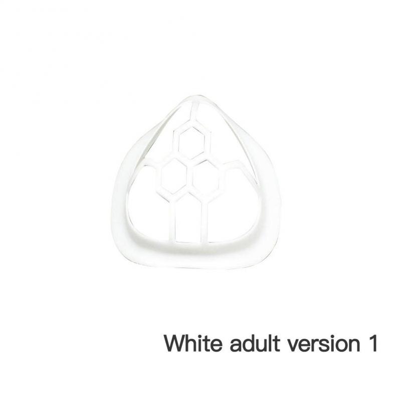 5 pièces/lot masque Support unisexe réutilisable anti-poussière coupe-vent brume Pollution Respirato 3D masque Support masque Support pour extérieur: 1PC For Adult