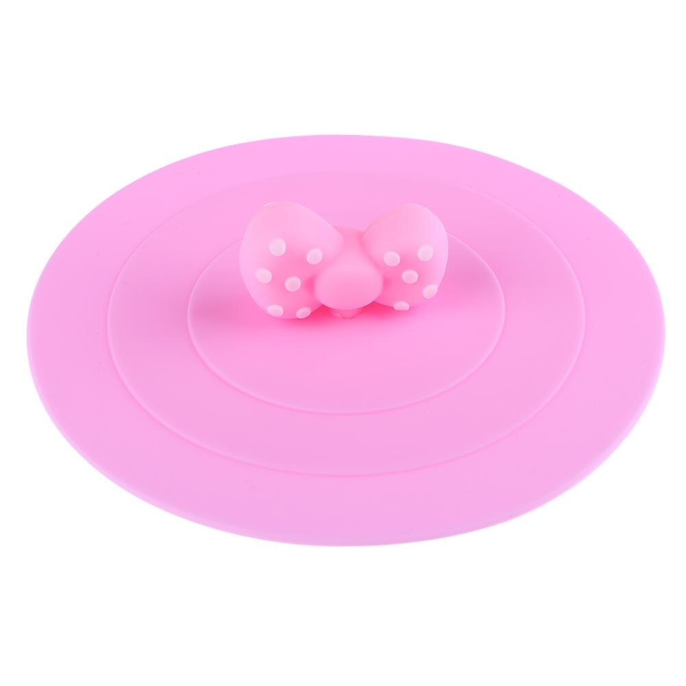 Sellador de silicona a prueba de fugas y a prueba de polvo cobertor de soporte para vaso de agua se puede reutilizar Cactus de dibujos animados Panda tapa para taza de té se puede lavar: 04