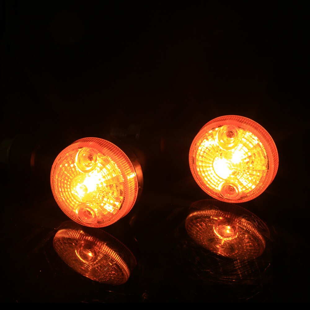 4PCS/Set Universal Motorcycle/Motorbike Turn Signal Indicators Blinker Amber Light Bulb 12V