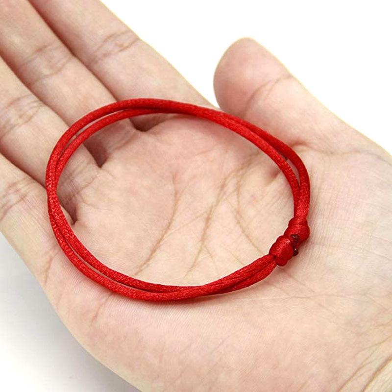 Classic Kabbalah Red String Bracelets Lucky Adjustable Rope Bracelet Success Against Evil Eye Women Men Protection Jewelry