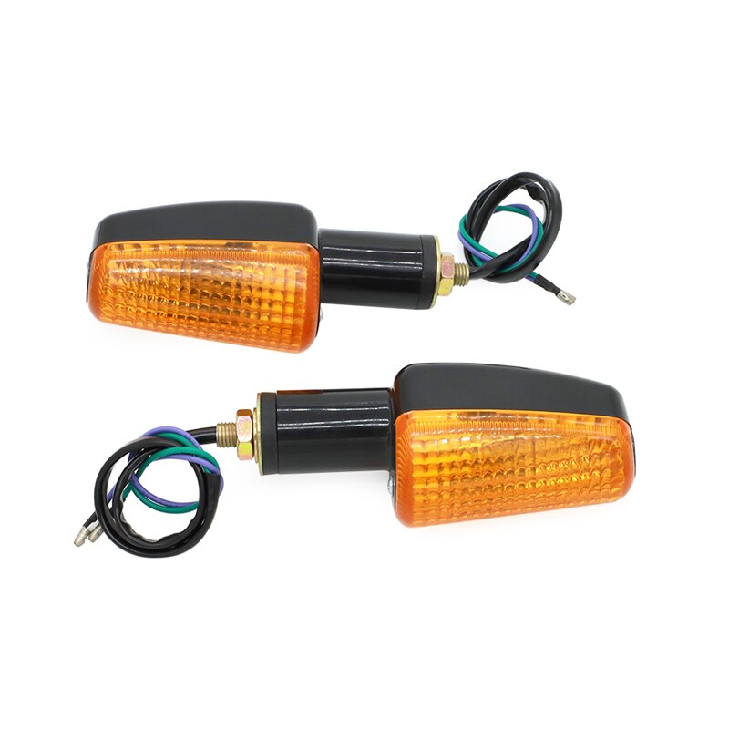 6 volt 12 volt richtingaanwijzer motoraccessoires richtingaanwijzer motor knipperlicht zwart met amberkleurige lens