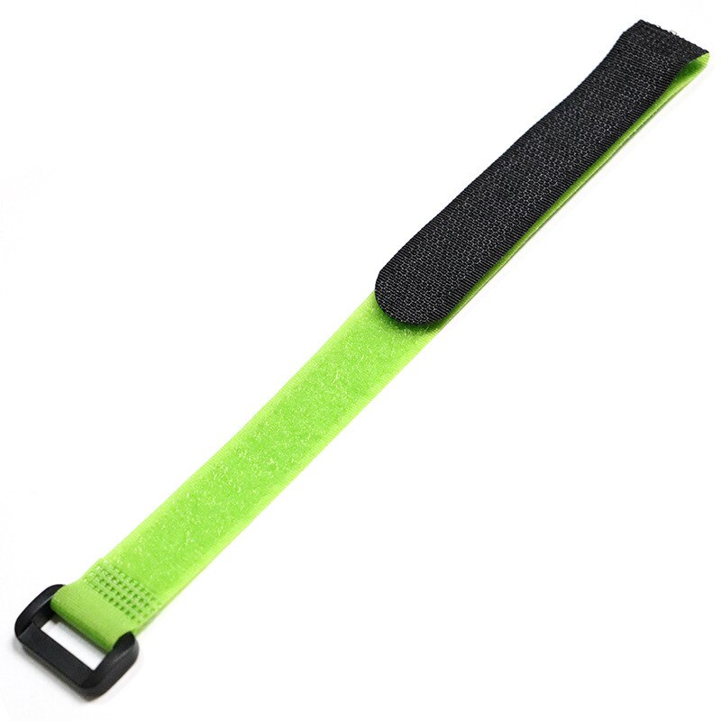Cinta adhesiva de encuadernación, 5 uds., 2x18cm, Velcro, hebilla inversa, cinta de Velcro con hebilla: green 5pcs