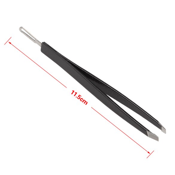 2 in1 antistatiska ögonbryn pincett blackhead remover verktyg ansiktshårborttagning clip rena pormaskar ögonbryn makeup skönhetsverktyg: 01