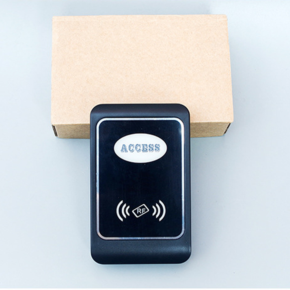 RFID Card Reader Access Control Machine Waterproof 13.56MHZ/125Khz Proximity Card Access Control Reader Wiegand34 IP65 Reader: IC 1000 users