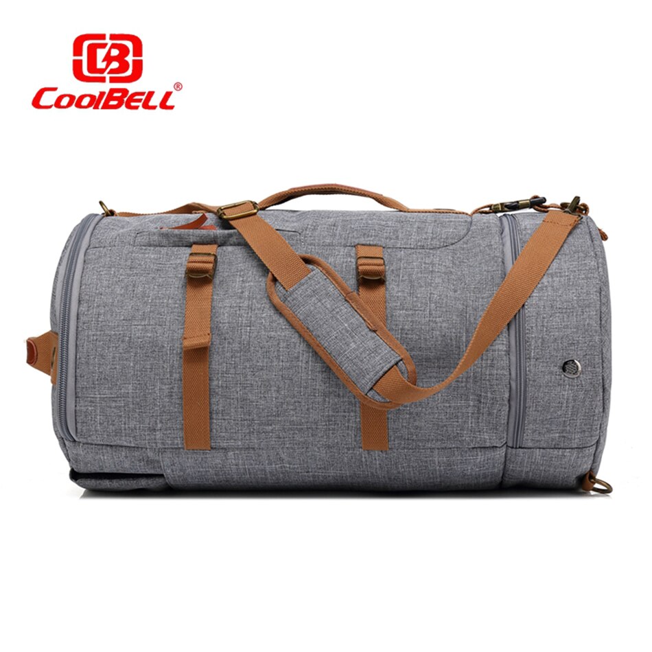 men's backpack round bucket outdoor travel backpack large capacity multi-function outdoor sports backpack