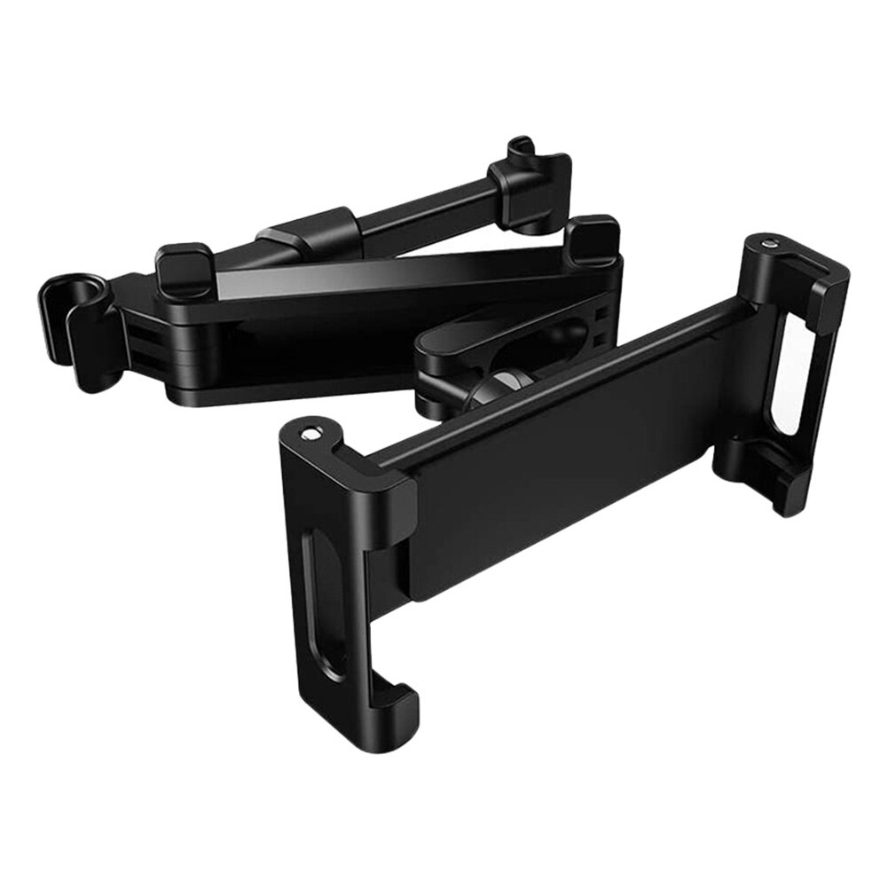 Auto kussen telefoon beugel ondersteuning auto achterbank hoofdsteun mobiele tablet standaard voor buiten persoonlijke auto-onderdelen decoratie: Zwart