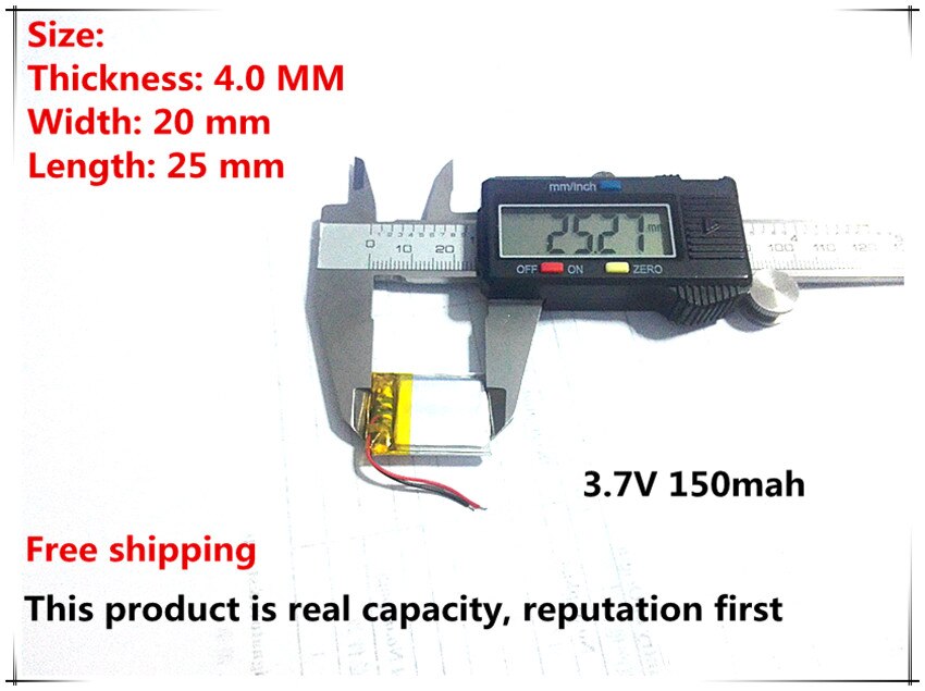 Liter energy battery Good Qulity 3.7V 402025 042025 3.7V 150mah Li-ion battery for tablet pc BANK,GPS,mp3,mp4