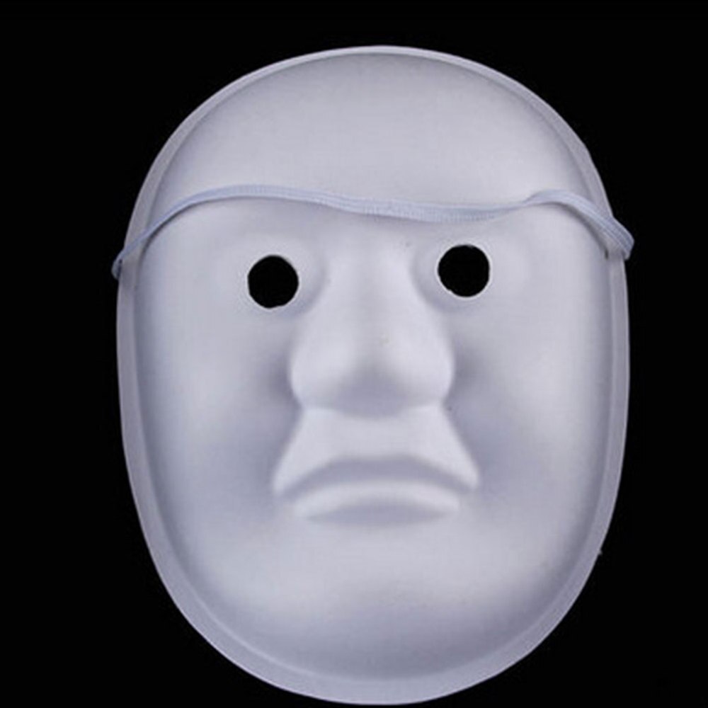 5/9Pcs Diy Handgeschilderde Masker Milieuvriendelijke Pulp Leeg Masker Overschilderbaar Gezicht Cover Voor Kleuterschool Dans Festival partij Voeren