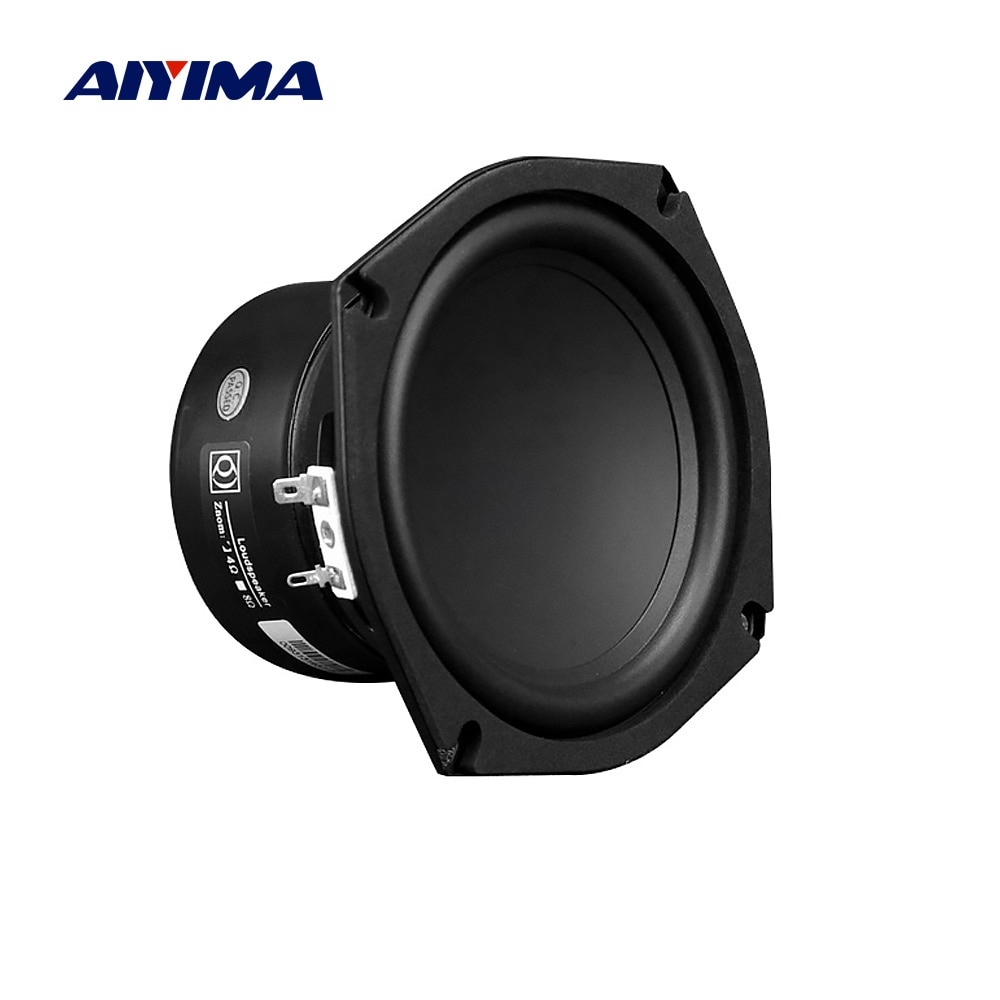 AIYIMA 5.25 Inch 35W Woofer Subwoofer Luidspreker HIFI High Power Sound Speaker Rubber Bass Luidspreker Home Theater