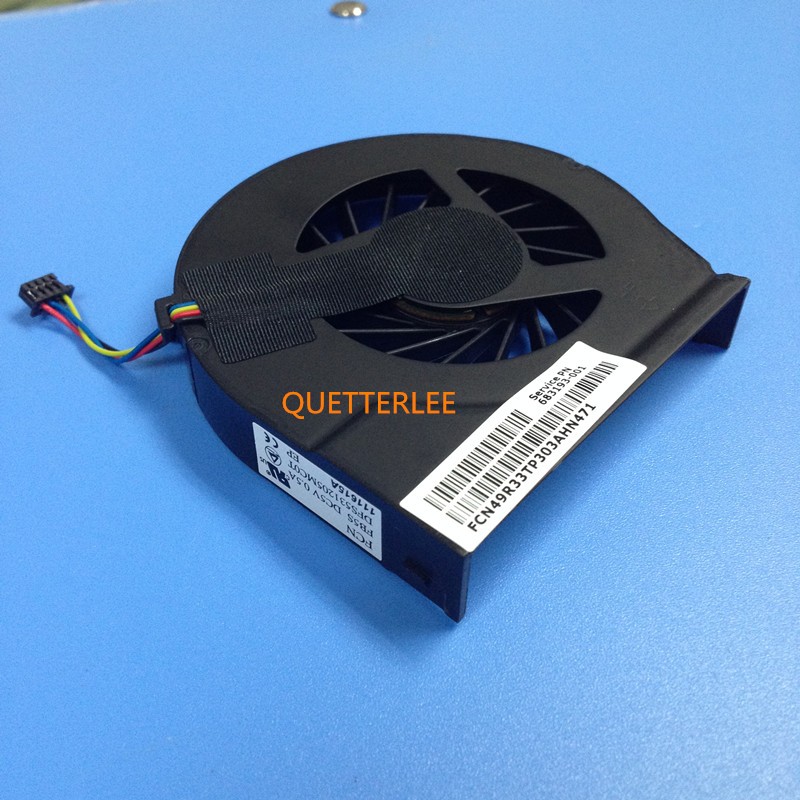 Original cpu blæser til hp  g4-2000 g6-2000 g7-2240us g7-2000 g6-2278dx / 683193-001 685477-001 / 4 pins mærke og original