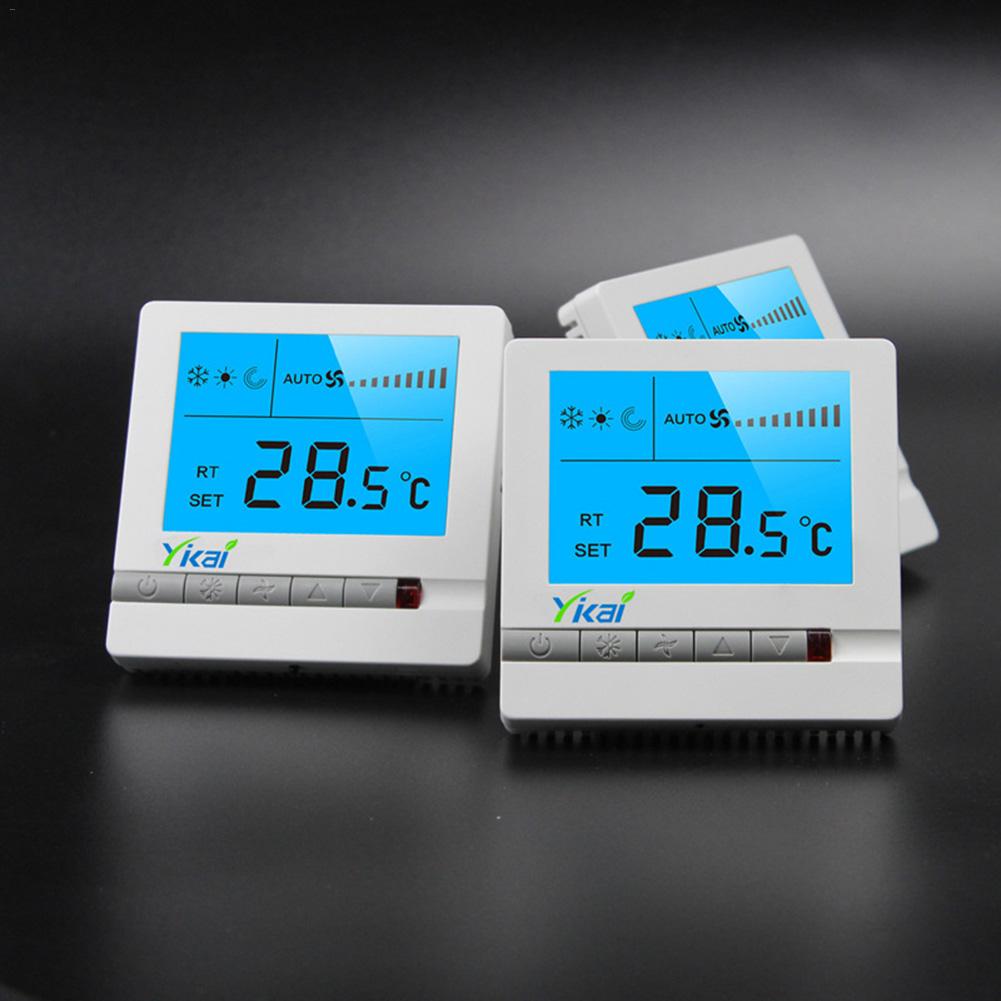 WiFi Smart Thermostat Plate Three Speed Switch Temperature Controller for Central Air Conditioning