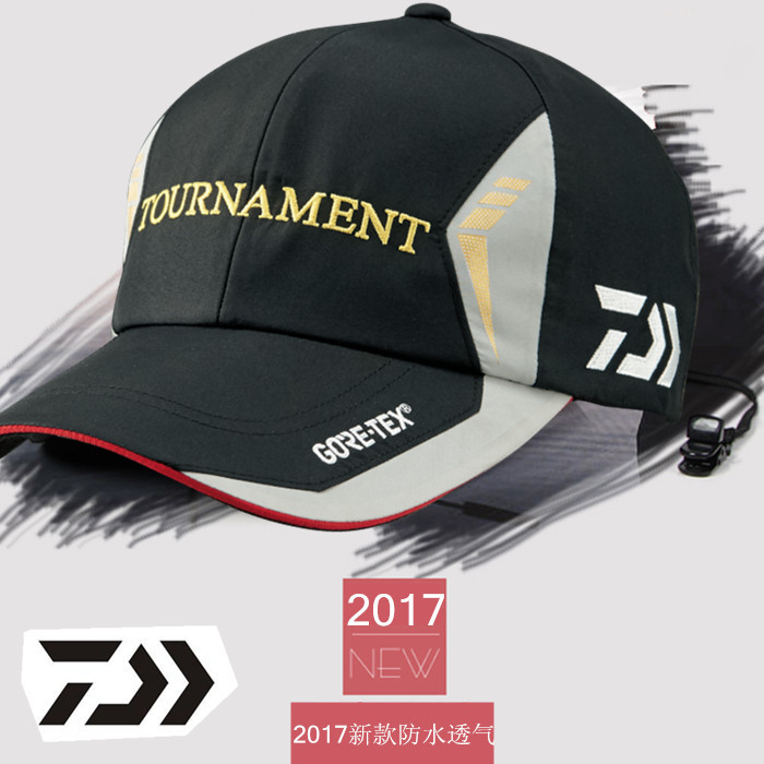 Men DAIWA Fishing Hats Sunshade Ourdoor Breathable Fishing Cap Waterproof Adjustable Fishing Caps Hats Anti UV Sports Hat