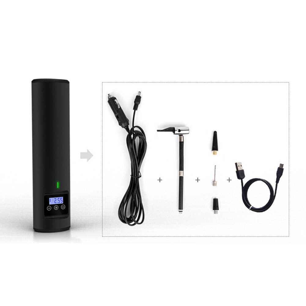 Auto Wireless Tire Inflator Pomp Usb Oplaadbare Gas Cilinder Multifunctionele Luchtpomp Draadloze Air Elektrische Tire Inflator