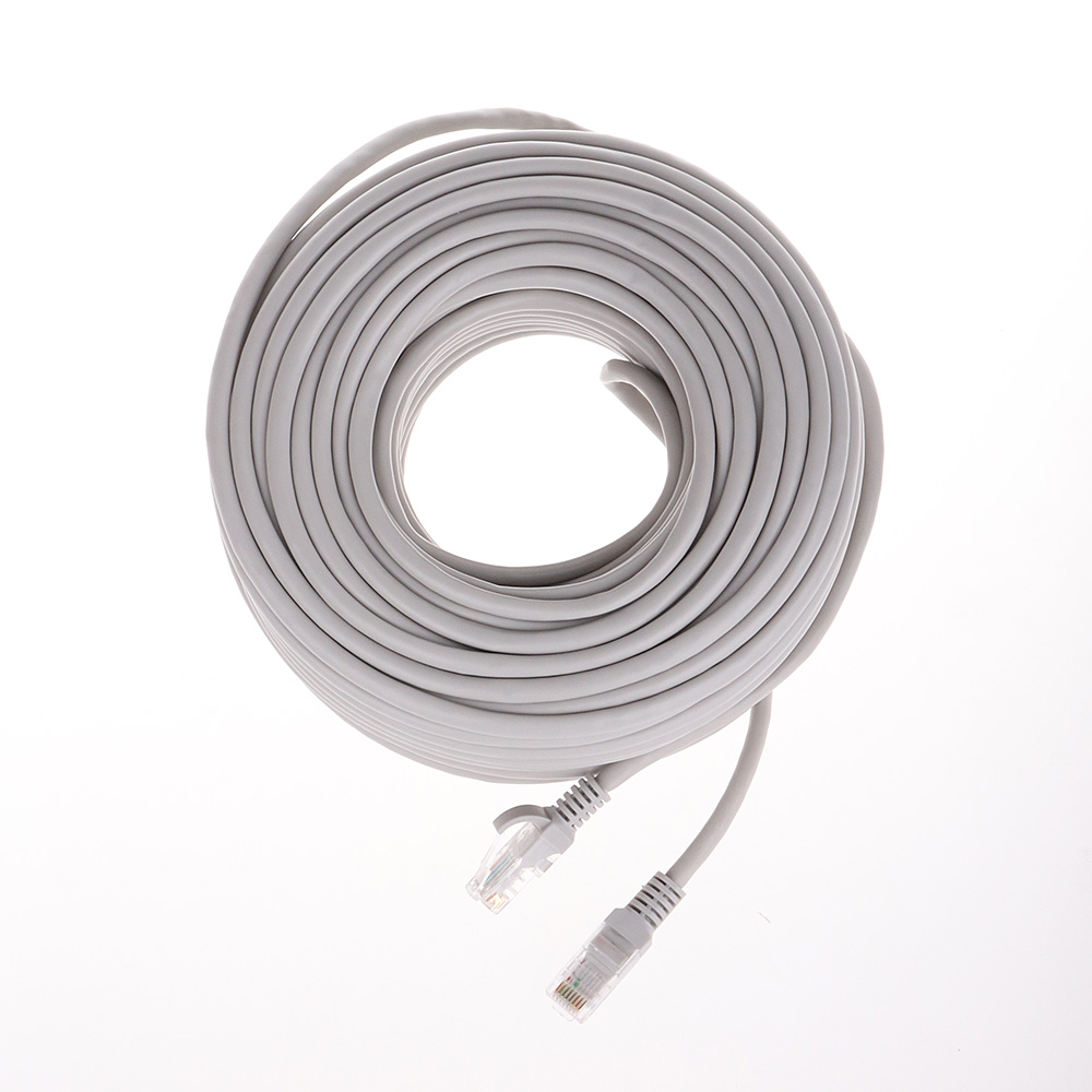 H.view 18m 30m 40m 50m ethernet nettverkskabel  rj45 patch utendørs vanntette kabelledninger for cctv poe ip kamerasystem