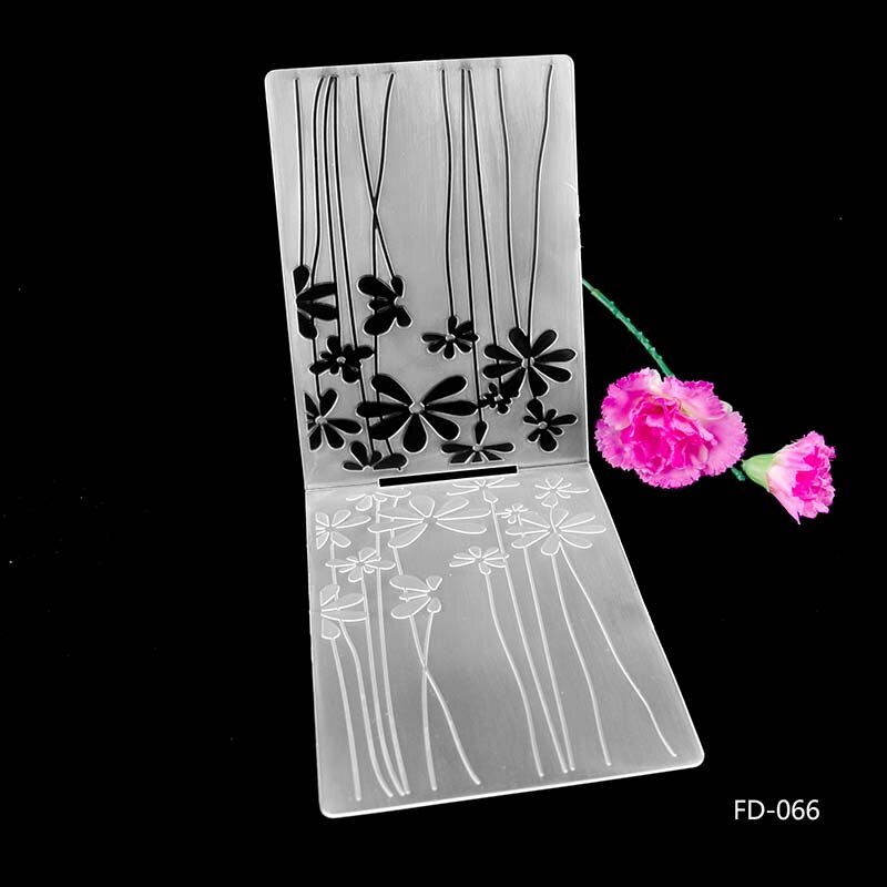 AZSG Butterfly Flowers Plastic Embossing Folder For Scrapbooking Type Photo Album Card Paper Craft Template Mold