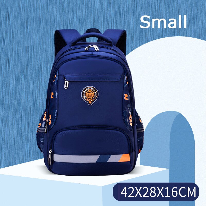 Kinderen Schooltassen Voor Meisjes Jongens Kinderen School Rugzak Waterdichte Schooltassen Basisschool Rugzakken Kids Mochila Escolar: small blue