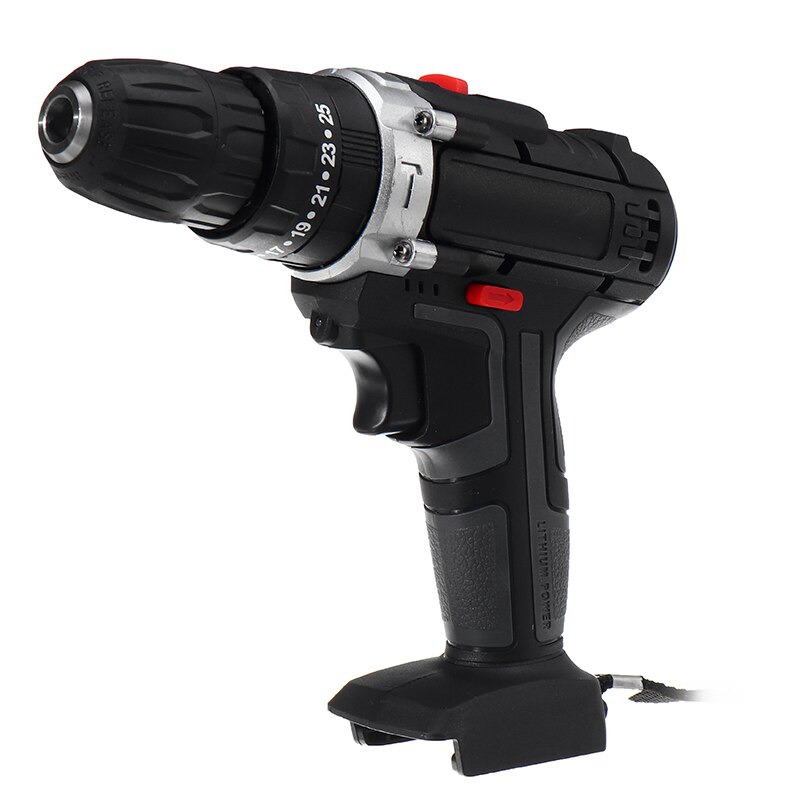 25 Torque Cordless Electric Impact Drill Screwdriver 220V Rechargeable Dual Speed Power Tools Home DIY Tool without Battery