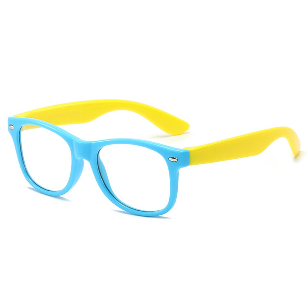 Boy Transparent Girls Eyeglasses Anti Blue Light Eyeware Frame Kids Square Children: 4