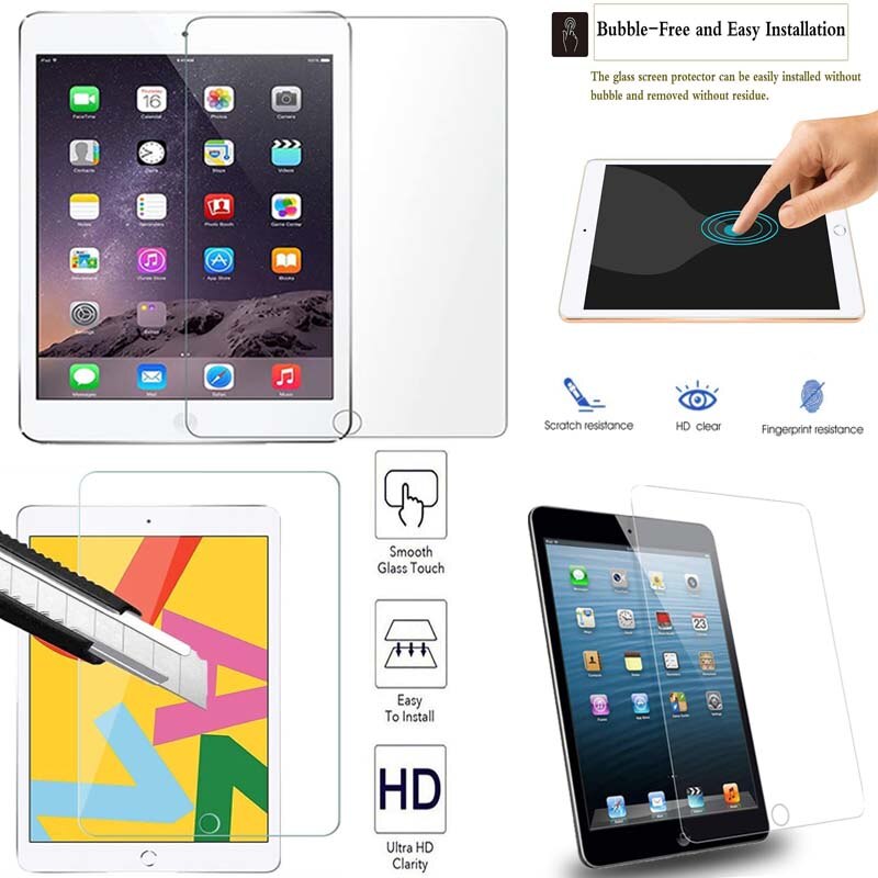 1PC Tempered Glass for Apple IPad 5th Gen / IPad 6th Gen HD Tablet Screen Protector Film Anti -cratch Protective Glass