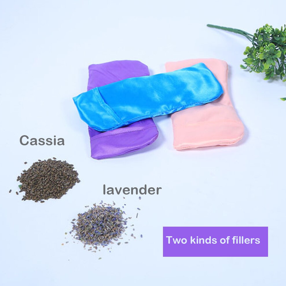 Yoga meditation Eye pillow Lavender Cassia Seed Eye Pillow Soothing sleep Eye pillow Health care Chinese medicine eye mask