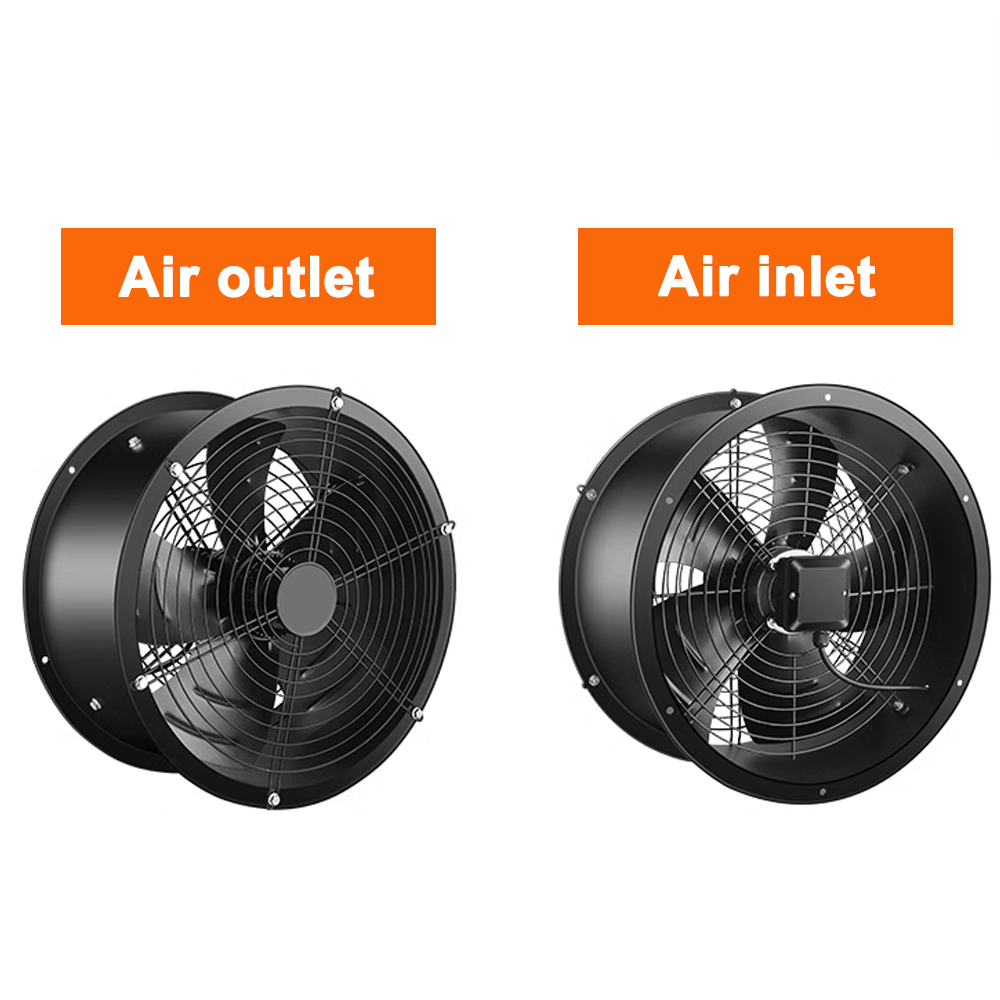 Wentylator osiowy zewnętrzny wirnik o niskim poziomie hałasu robić kuchni dedykowany 220V typ rurociągu przemysłowego cichy szybki wentylator
