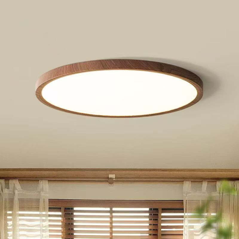 Simple bedroom room ceiling lamp full spectrum eye protection thin round aisle balcony ceiling lamp ak411