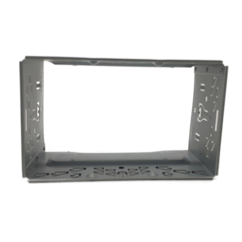 Caja para reproductor de radio para auto, kit de accesorios 2 din, marco para instalación general, unidad frontal