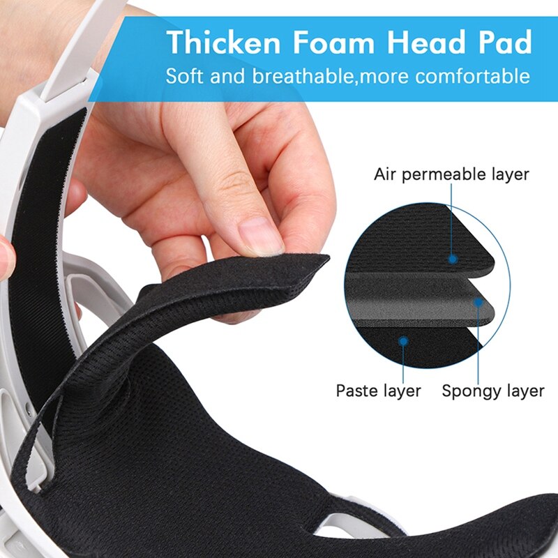 Elite Head Strap Voor Oculus Quest 2 Vr Accessoires Verstelbare Voor Oculus Quest 2 Halo Head Strap Accessoires