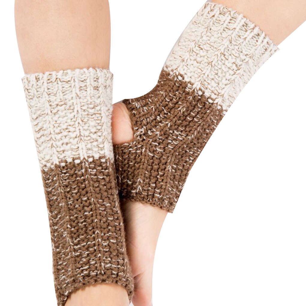 1 paar Acrylon Weich Frau Latein Ballett Socken Fitness Tanzen Mädchen Winter Gestrickte Beinlinge Toppers Manschetten: Nein.4