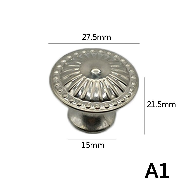 Knobs Round Stainless Steel Cabinet Knobs Drawer Handles Kitchen Cupboard Simple Drawer Cabinet Handle: Default Title