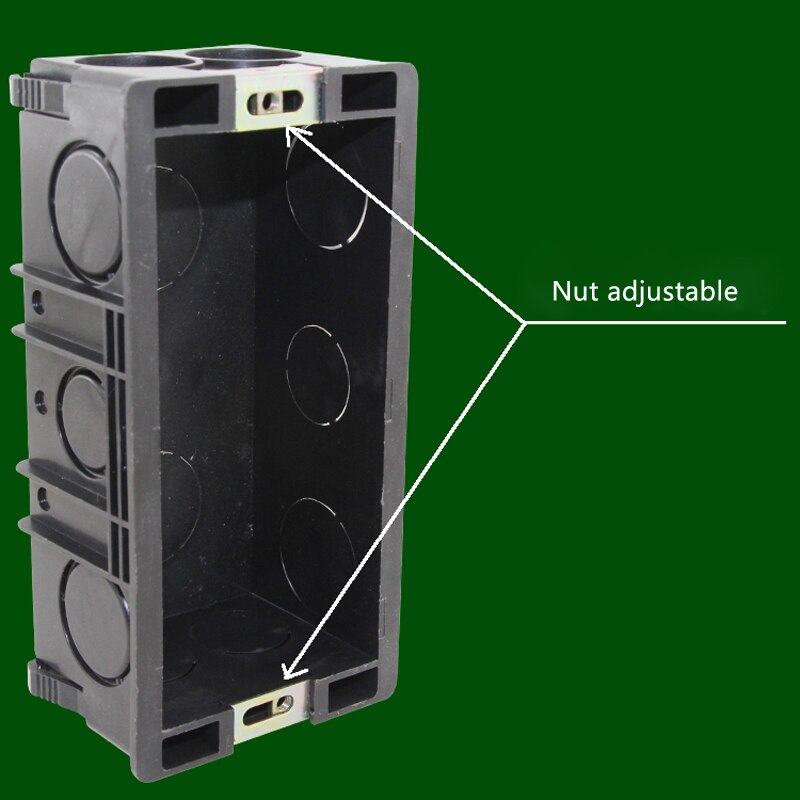 Dom poprawa 118 typ 2 3 4 banda kaseta dolna czarna ciemna skrzynka ścienna gniazdo przełącznika skrzynka przyłączowa uniwersalna