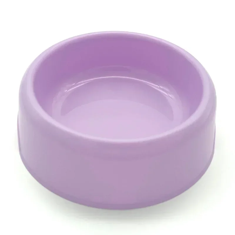 Filles en plastique solide pour animaux de compagnie, bol pour chien, bol pour chat, fournitures pour animaux de compagnie, rond, simple, épaissi, respectueux de l'environnement, accessoires pour chien: green