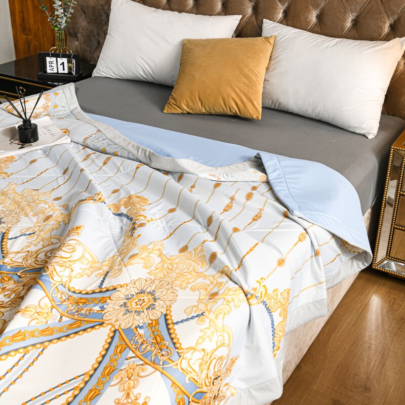 Kuup Cartoon Zomer Cool Latex Quilt Luxe Moderne Airconditioning Latex Vulling Deken Kids Adult Comfortabel Dekbed