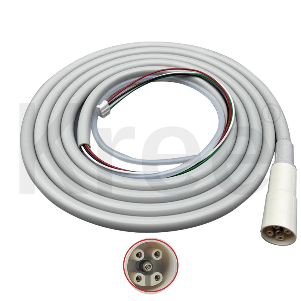Mangueira da peça de mão do scaler do diodo emissor de luz ultrassônico dental da tubulação da mangueira do handpiece do scaler apto ems woodpecker dte satelec nsk scaler com luz: EMS with light