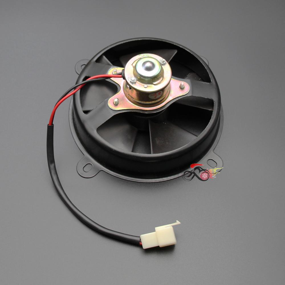 Radiador termo eléctrico de 12V y 6 pulgadas, ventilador de refrigeración para Quad Dirt Bike ATV Buggy, 150cc, 200cc, 250cc