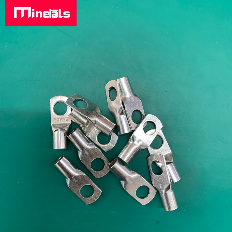 SC10-6 Connector Terminal Voor 10mm2 Wire Tin Koper Geschikt Voor 8AWG Draad M6 Schroef Gat 6.2Mm Bedrading Gat diameter 5.4Mm