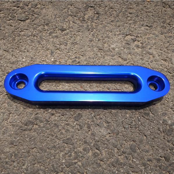 152mm aluminium trosse fairlead 4500 lbs vinsj fairlead for syntetisk tau fairlead 4wd 4 x 4 recovery atv tilbehør: Blå