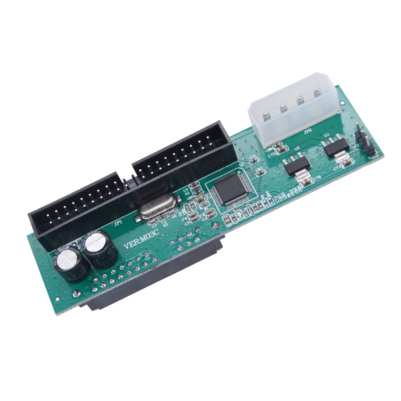 Adaptador SATA a IDE, convertidor de conector de interfaz Pata a Sata para 22 pines 2,5 y 3,5 y Serial ATA a disco duro de 40 pines HDD CD DVD-ROM