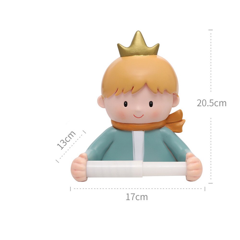 Ponsvrije cartoon dieren huis rol papier doos vreemde decoratie rol papier buis toiletpapier doos wandhanger