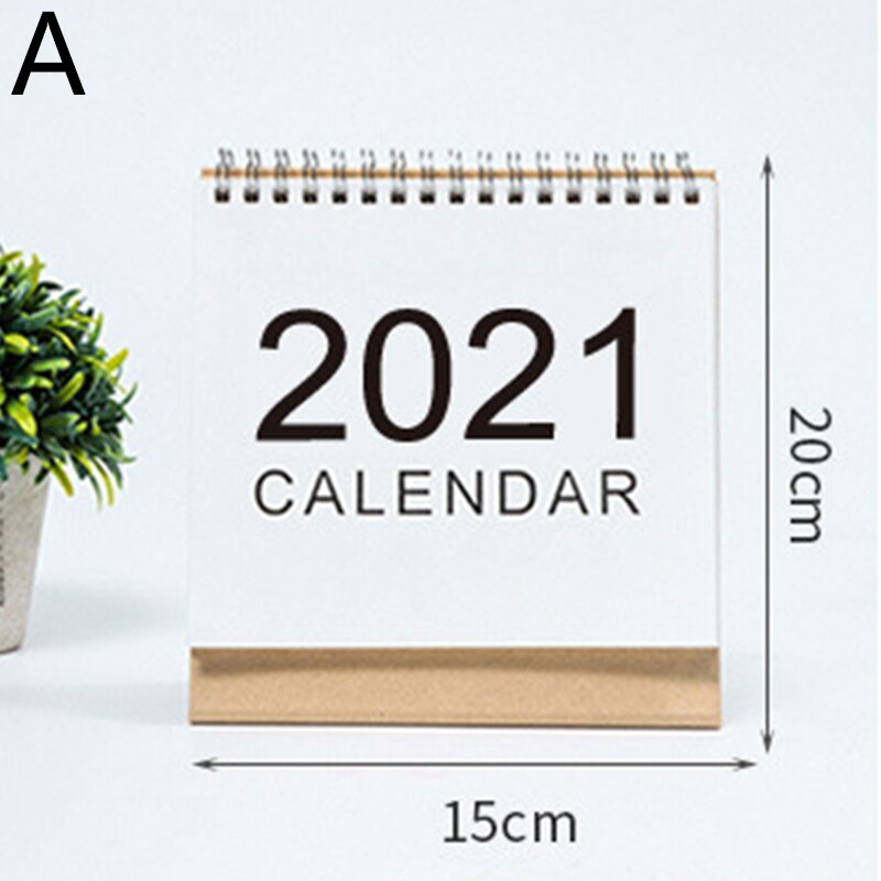Simple Desktop Calendar Daily Schedule Table Planner Yearly Agenda Organizer Christmas Calendar Office Desk Decoration: A